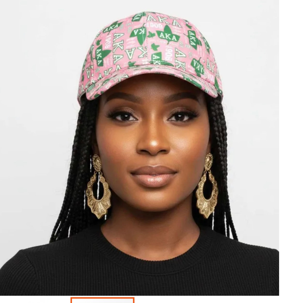 AKA Sorority Pride Graphic Print Baseball Hat