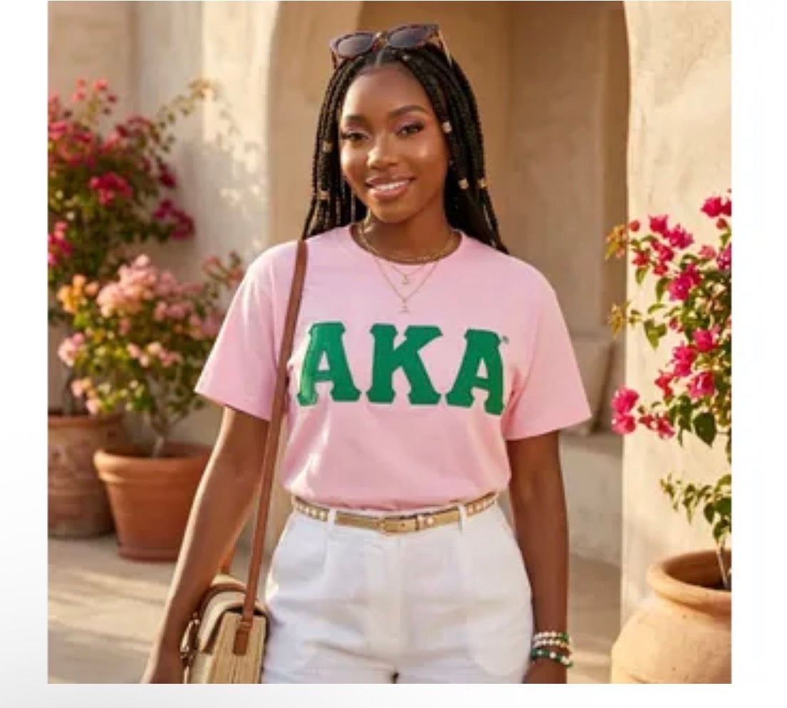 AKA Embroidered Patch T-Shirt