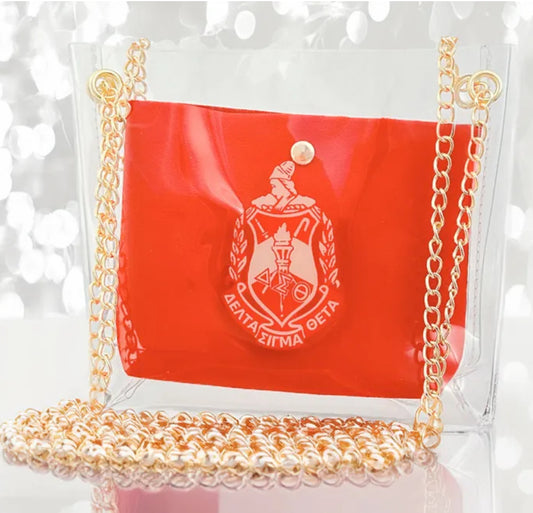 Shoulder Bag Red DST Sorority Purse