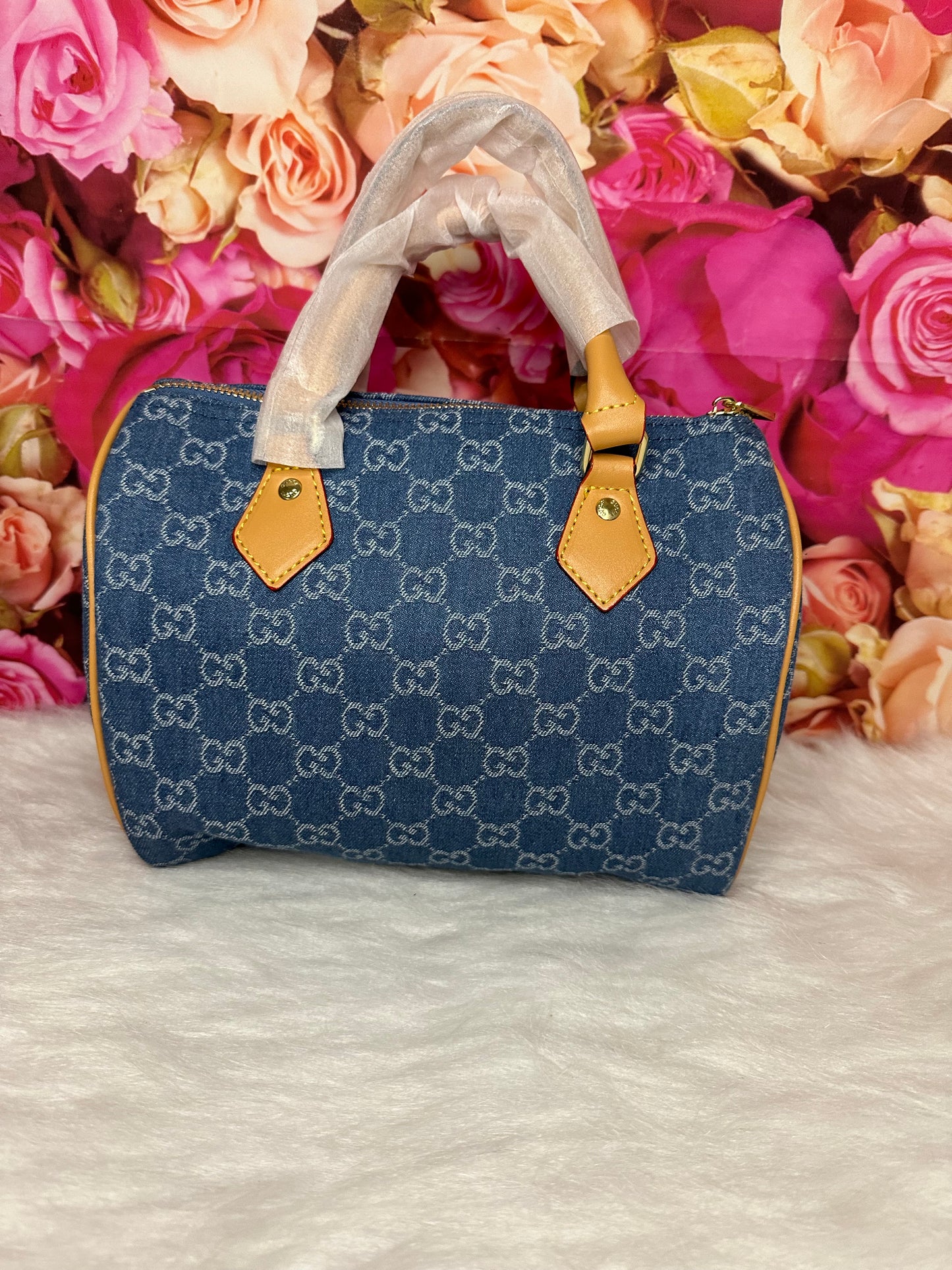 Denim GG Speedy Handbag