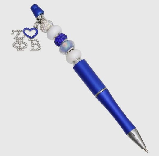 ZPB Sorority Bling Bead Pen