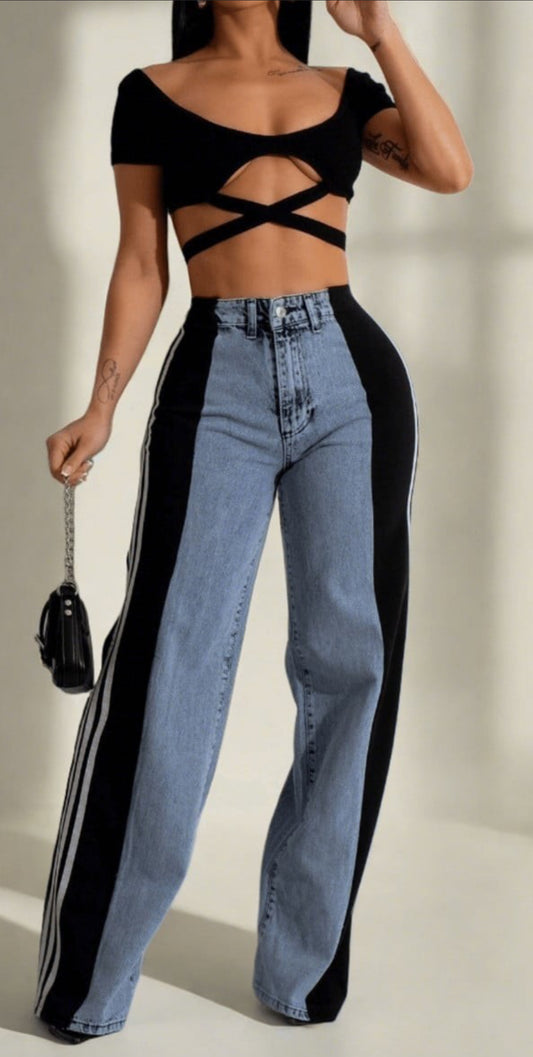Spice Gurl Jeans Denim Blk